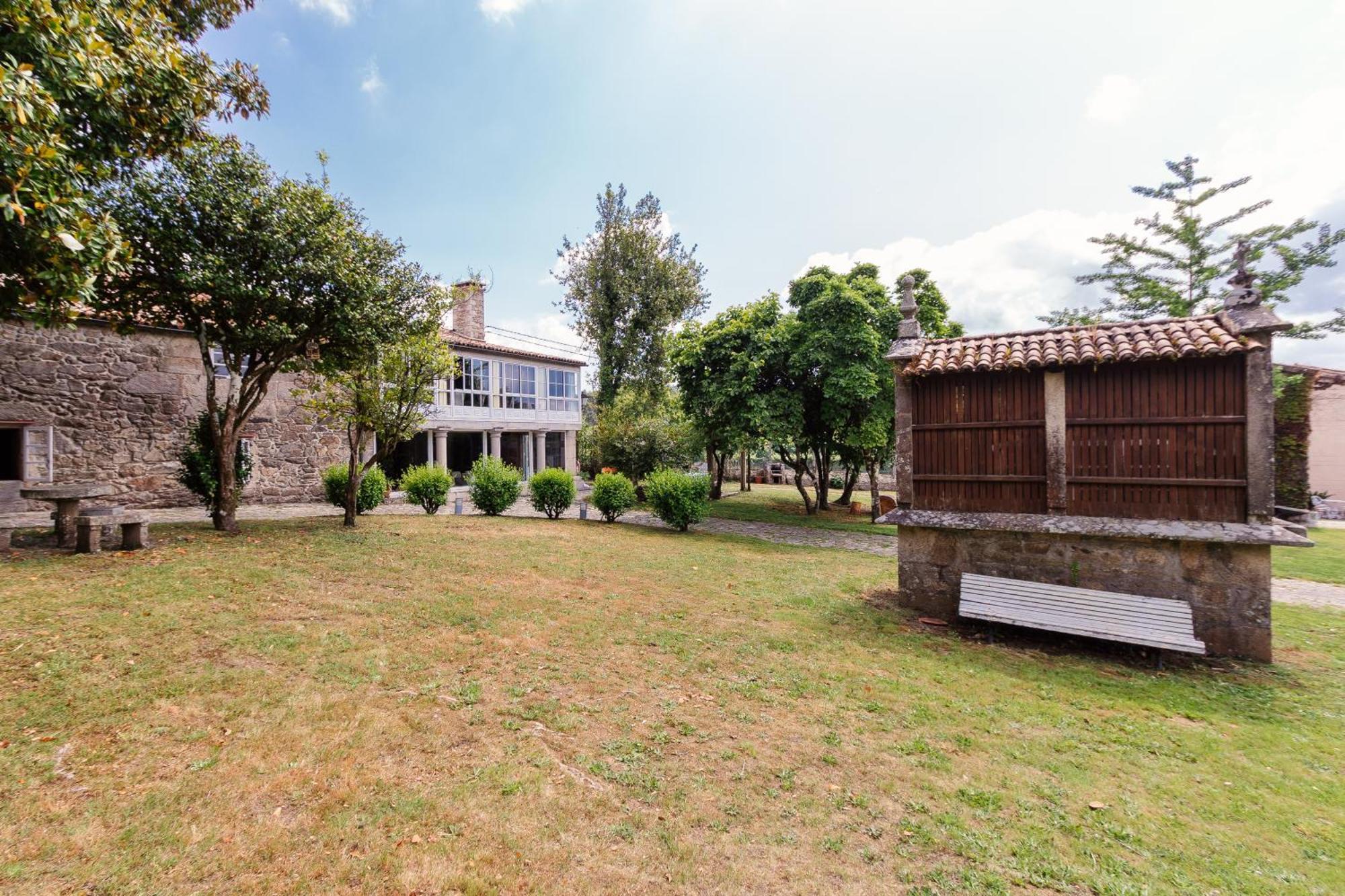 Casa Grande De Cornide Santiago De Compostela Villa Teo Bagian luar foto