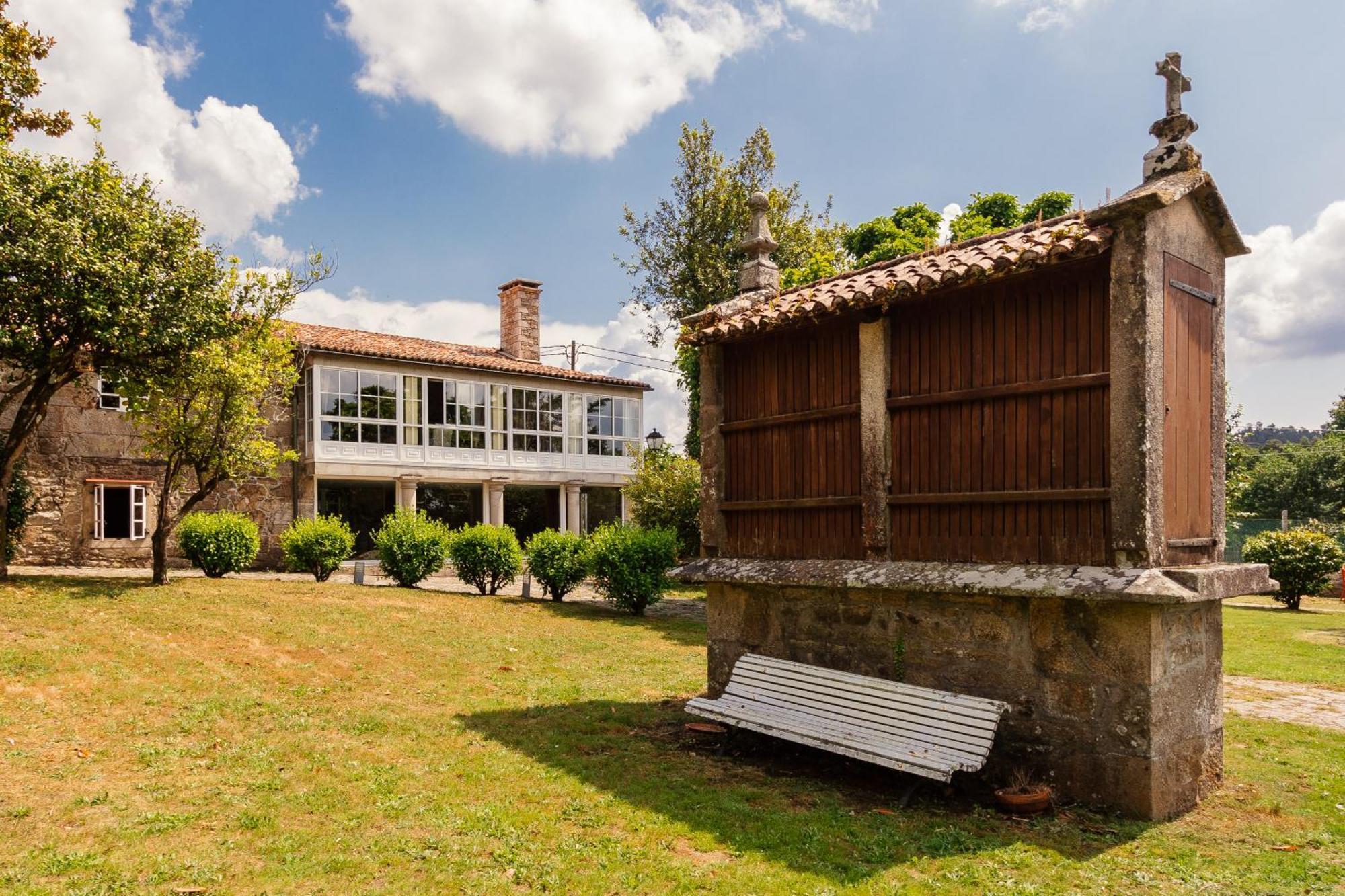 Casa Grande De Cornide Santiago De Compostela Villa Teo Bagian luar foto