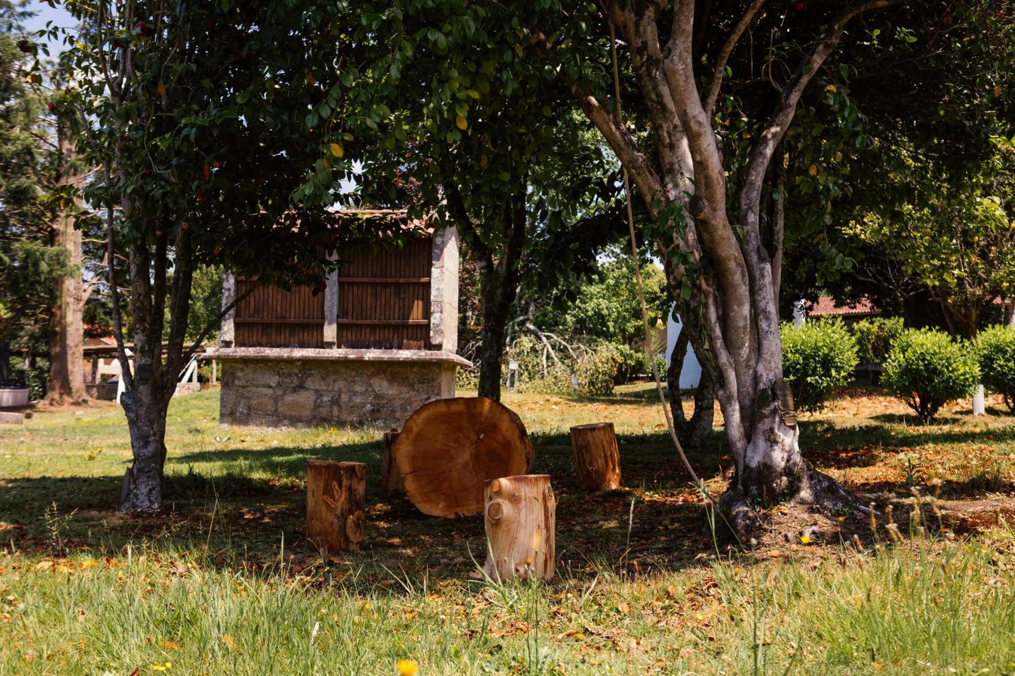 Casa Grande De Cornide Santiago De Compostela Villa Teo Bagian luar foto